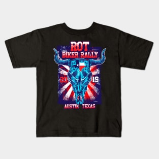 TEXAS BIKER RALLY Kids T-Shirt